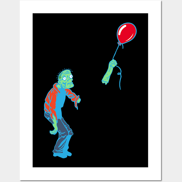 Zombie...Help I Lost my Balloon Wall Art by ODT